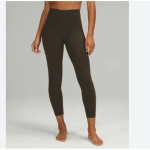 Lululemon Align Dark Olive Green High-Waisted Leggings 25" 6